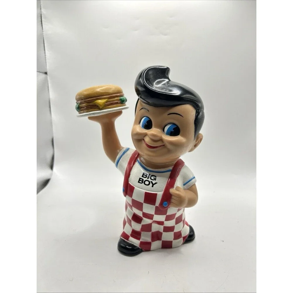 Vtg Frisch’s Bob’s Big Boy Coin Bank Restaurant Collectible
